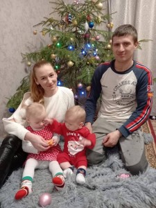 Єдине сімейне фото з дружиною та дітьми